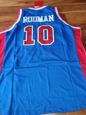 Blue and Red Basketball Jersey - Rodman #10